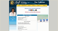 Desktop Screenshot of gulfcountytaxcollector.com
